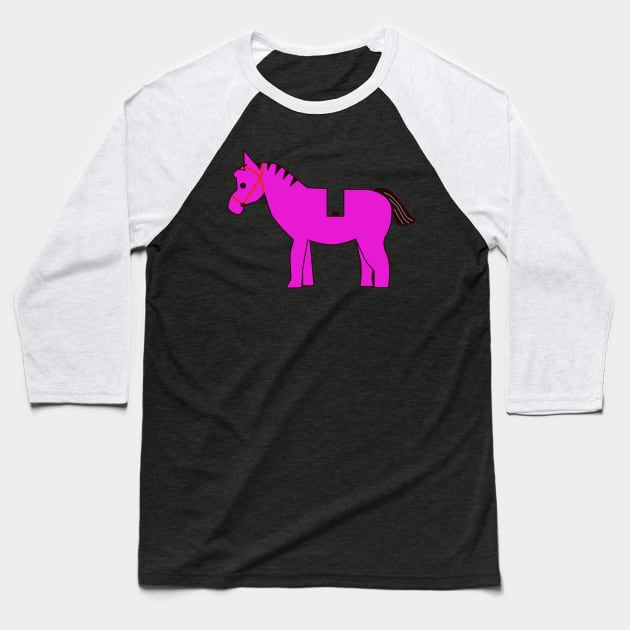 Interpretation of a Minifig Horse Baseball T-Shirt by ChilleeW